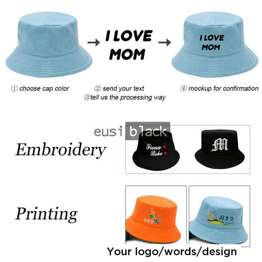 Personalized bucket hat