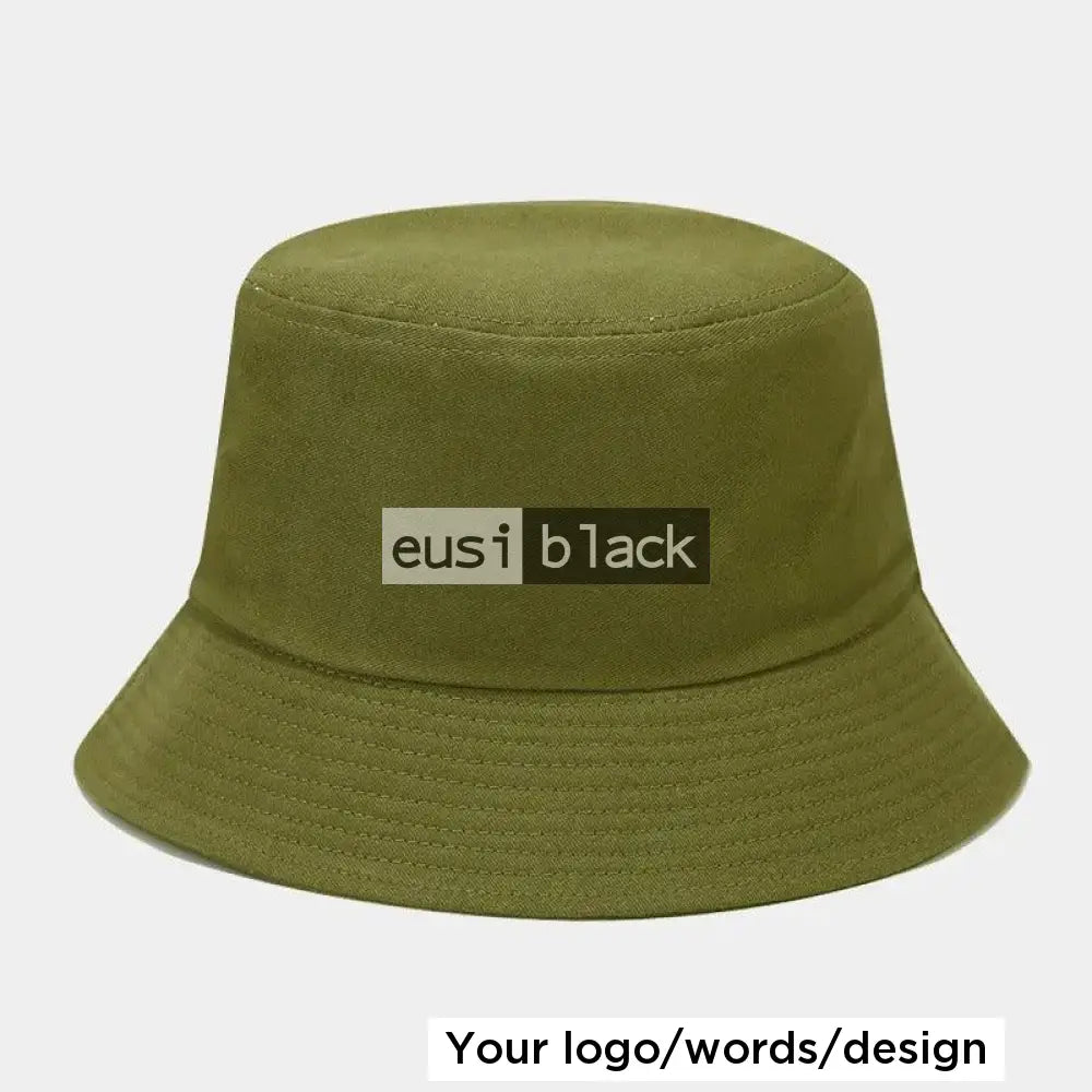 Personalized bucket hat Olive green