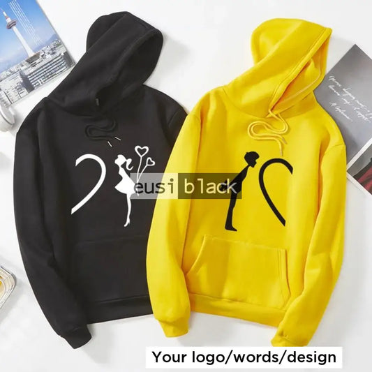 Personalized couple’s hoodies