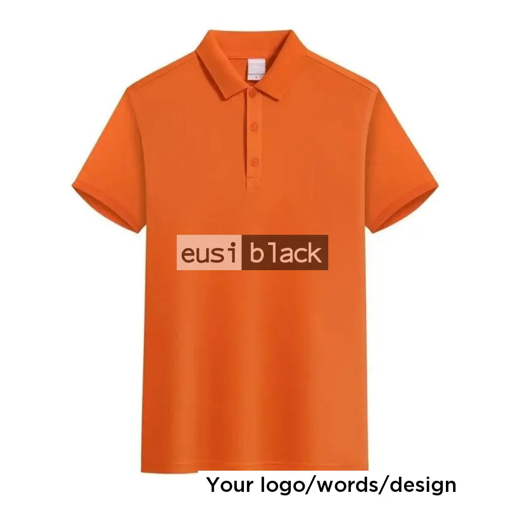 Polyester polo shirt | Unisex Orange / S