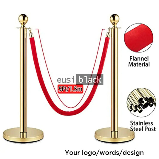 Queue line chain rails