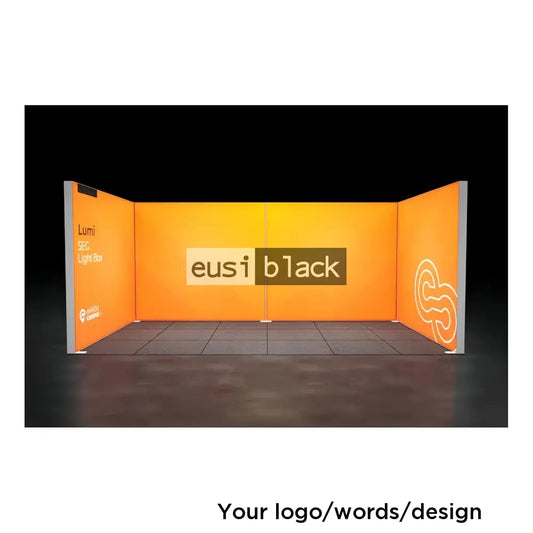 Re-arrange-able exhibition booth 4 panels