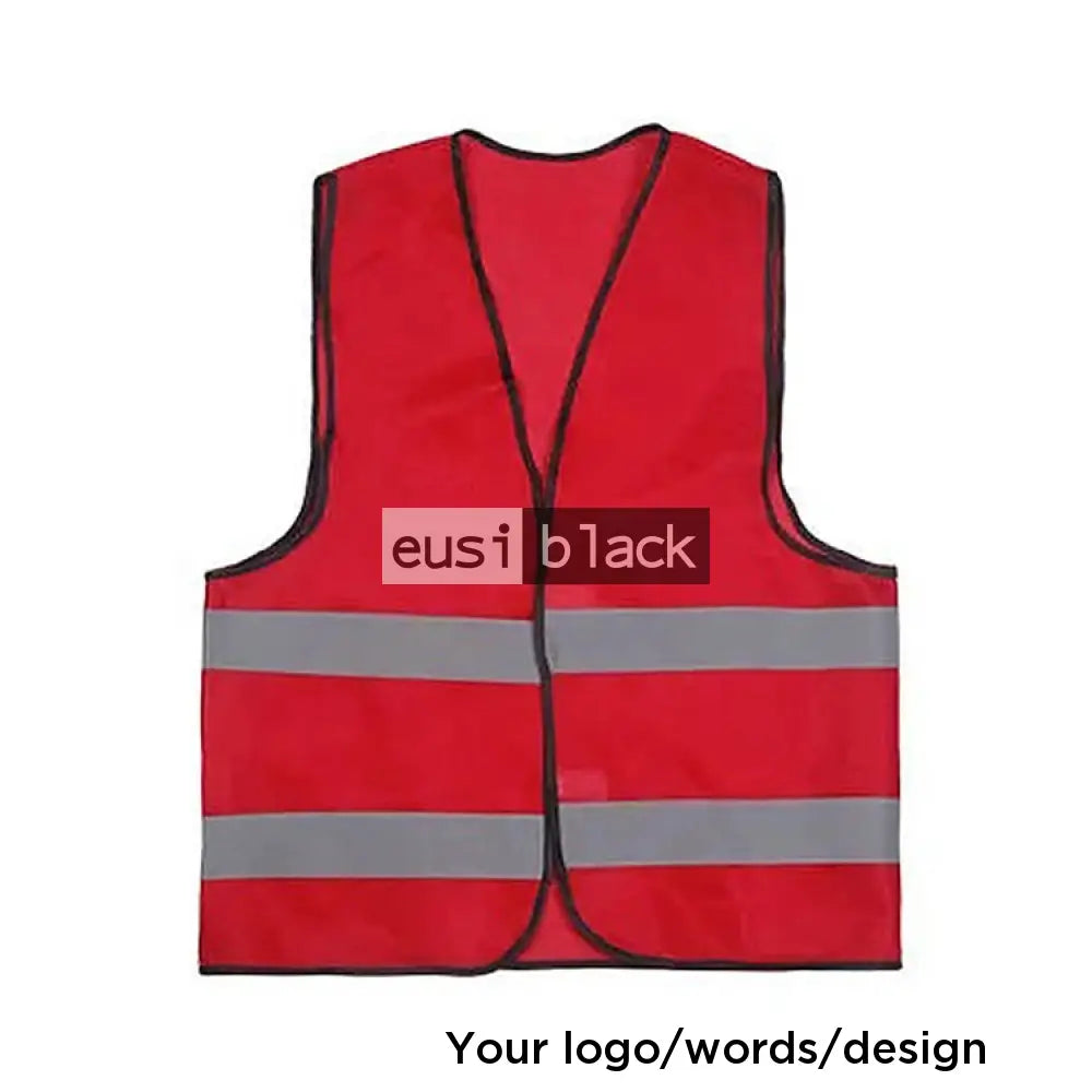 Reflector vest - Zipped / Red