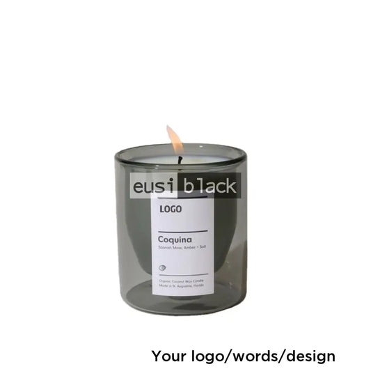 Scented candle - In glass jar / Oud