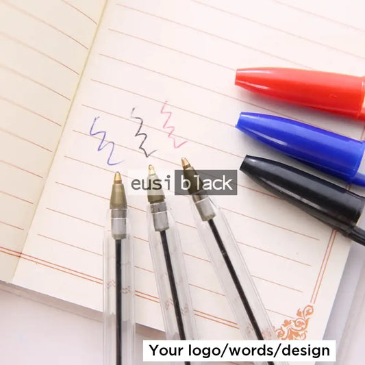 See through biro pen