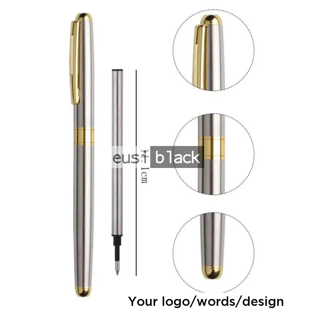Semi-Executive Pen Gold On Silver