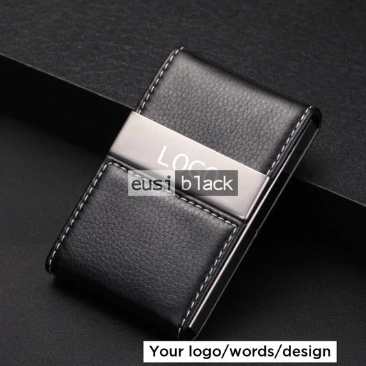 Side opening business card holder Black
