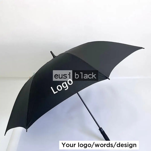 Customized Golf Umbrella Black / 2 panel customization