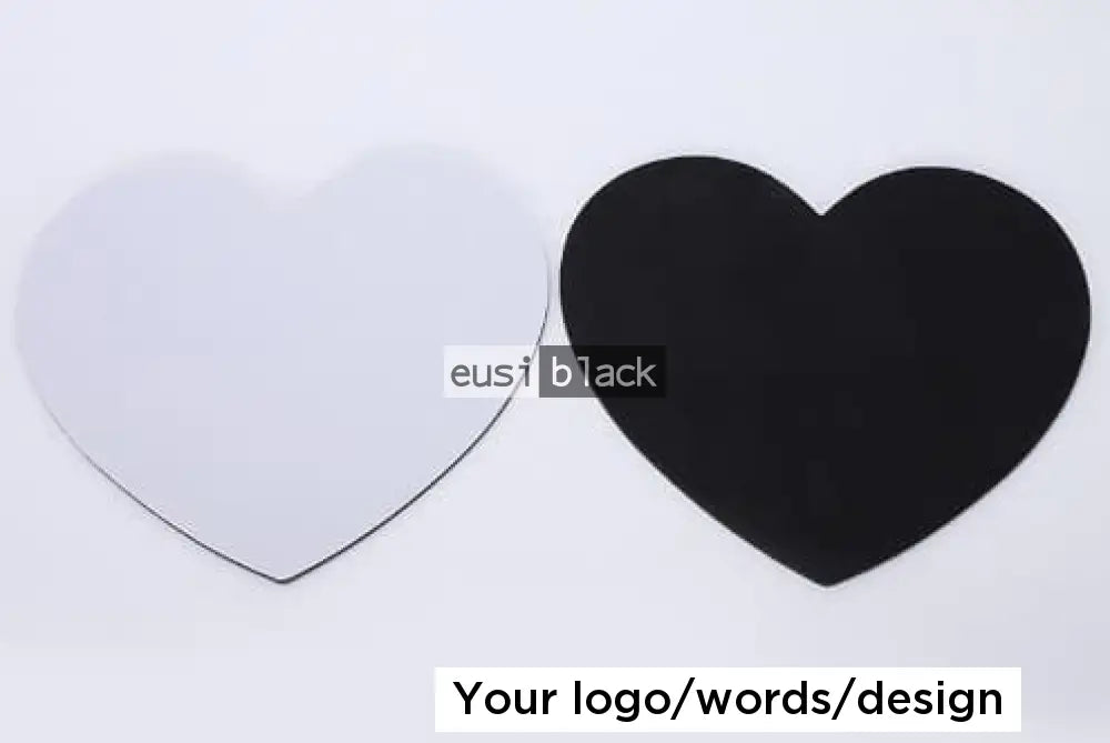 Single color mouse pad - Love heart - 20cm length