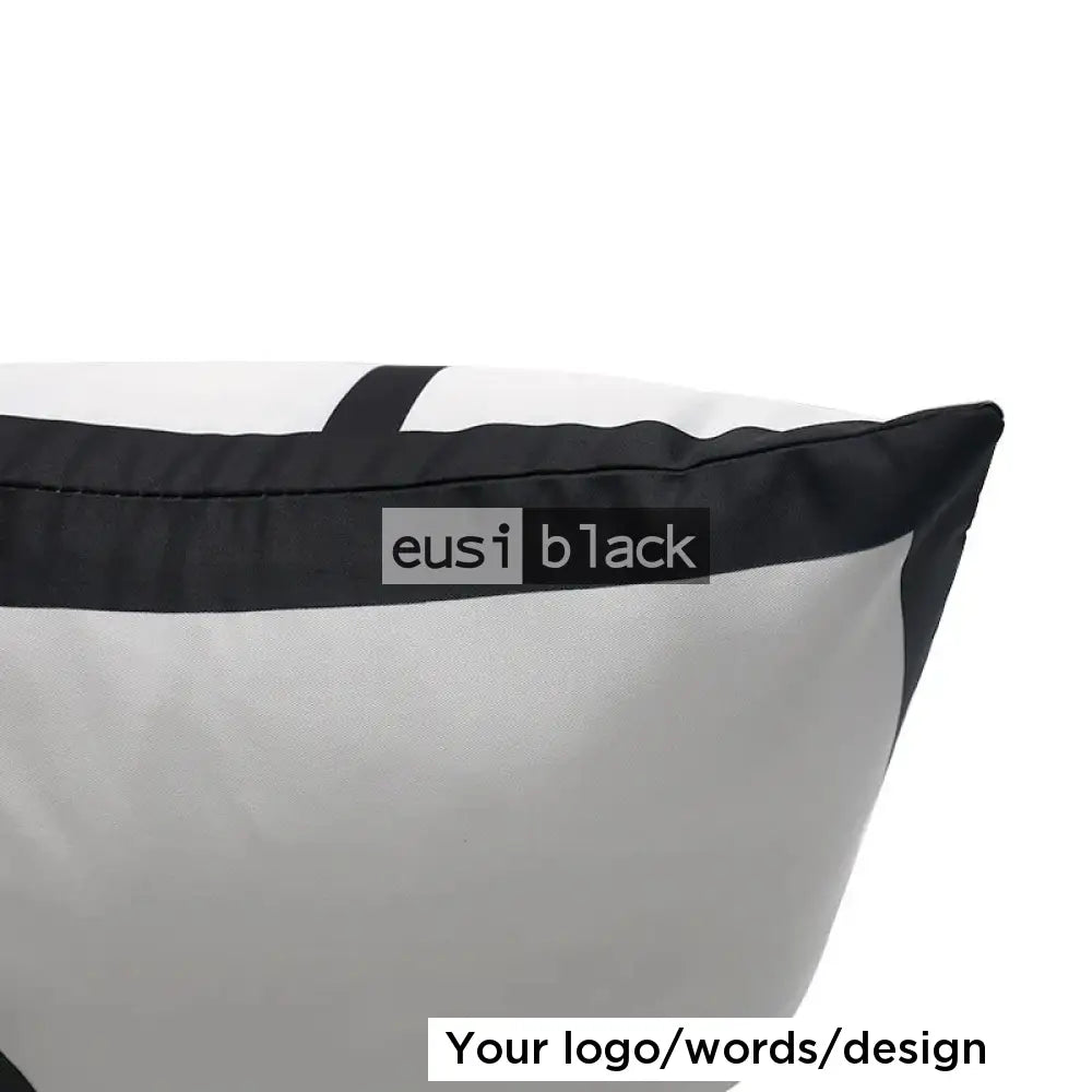 Six panel throw pillow