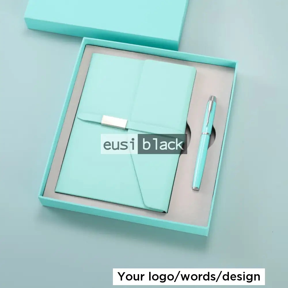 Slashed flap mini notebook set - mint