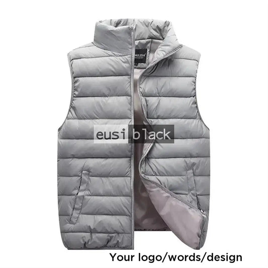 Sleeveless puffy jacket | Adult Grey / S = XL Jacket