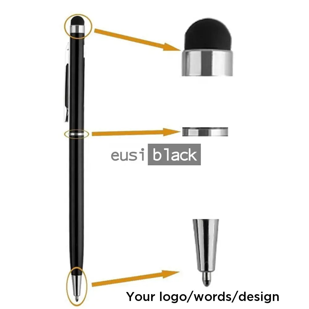 Slim executive stylus twist pen