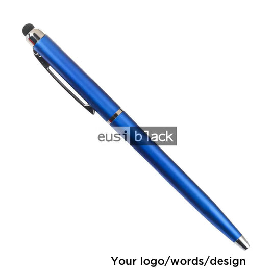 Slim executive stylus twist pen - Blue