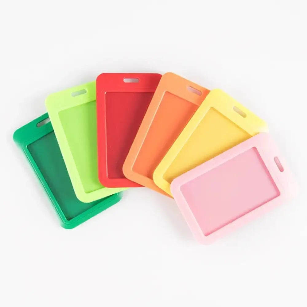 Staff ID name tag pocket | Portrait Green