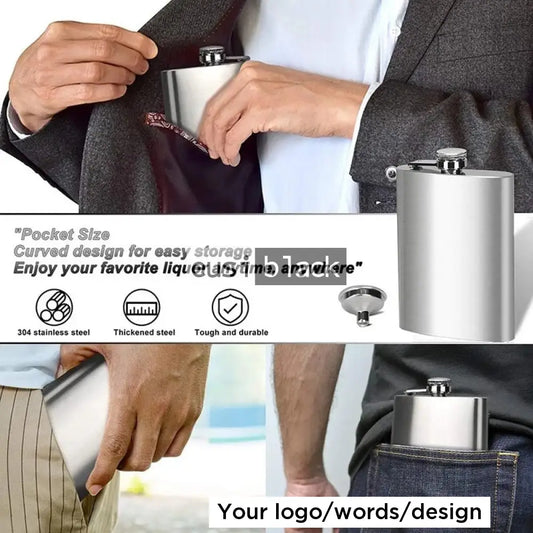 Stainless hip flask