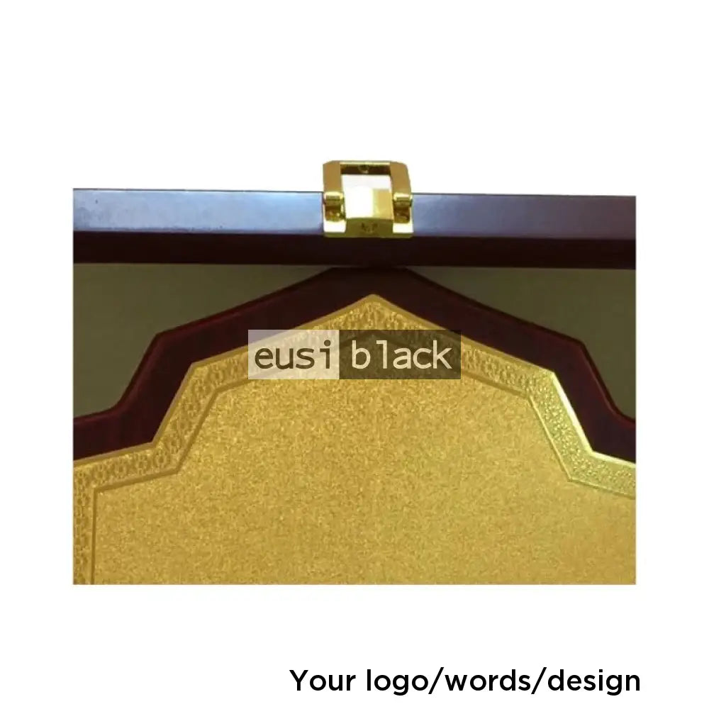 Stepped Top Wooden Plaque