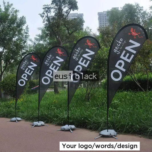 Teardrop banner stand