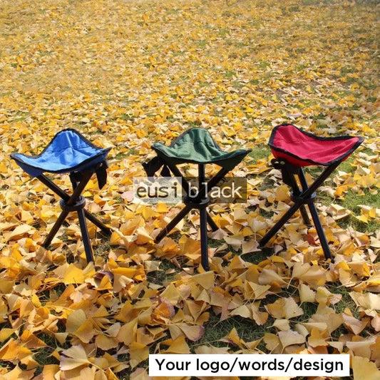 Tripod camping stool