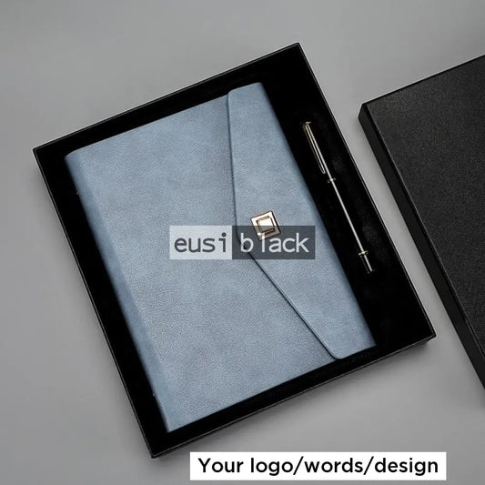 V-cut notebook set Grey