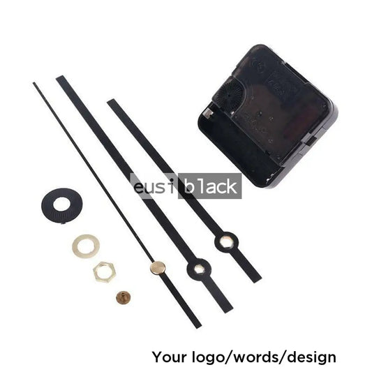Wall clock watch mechanism Black