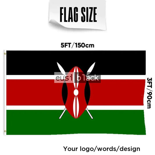 Wall hanging flag & pole