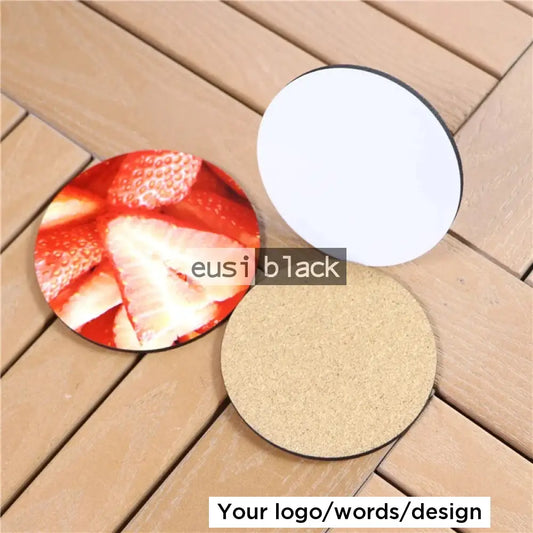 Wooden table coasters set