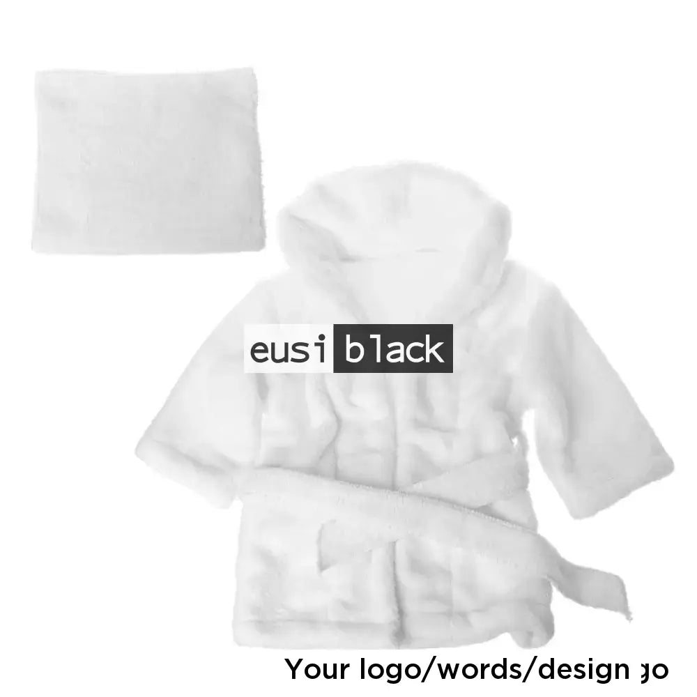 0-12 months infant bathrobe White