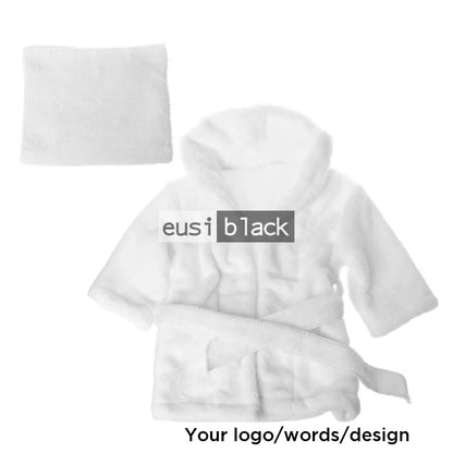 0-12 months infant bathrobe White