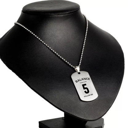 Personalized dog tag necklace