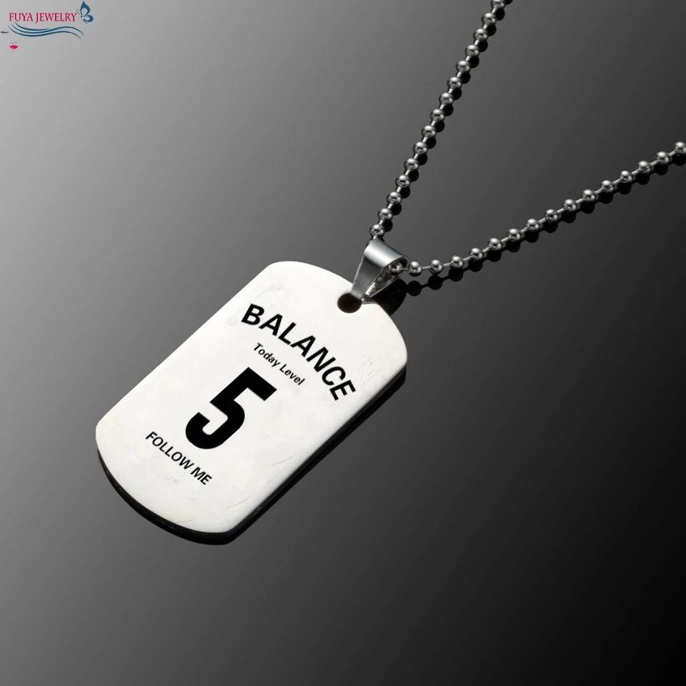 Personalized dog tag necklace