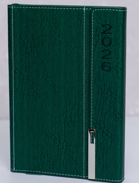 Vertically latched 2026 diary