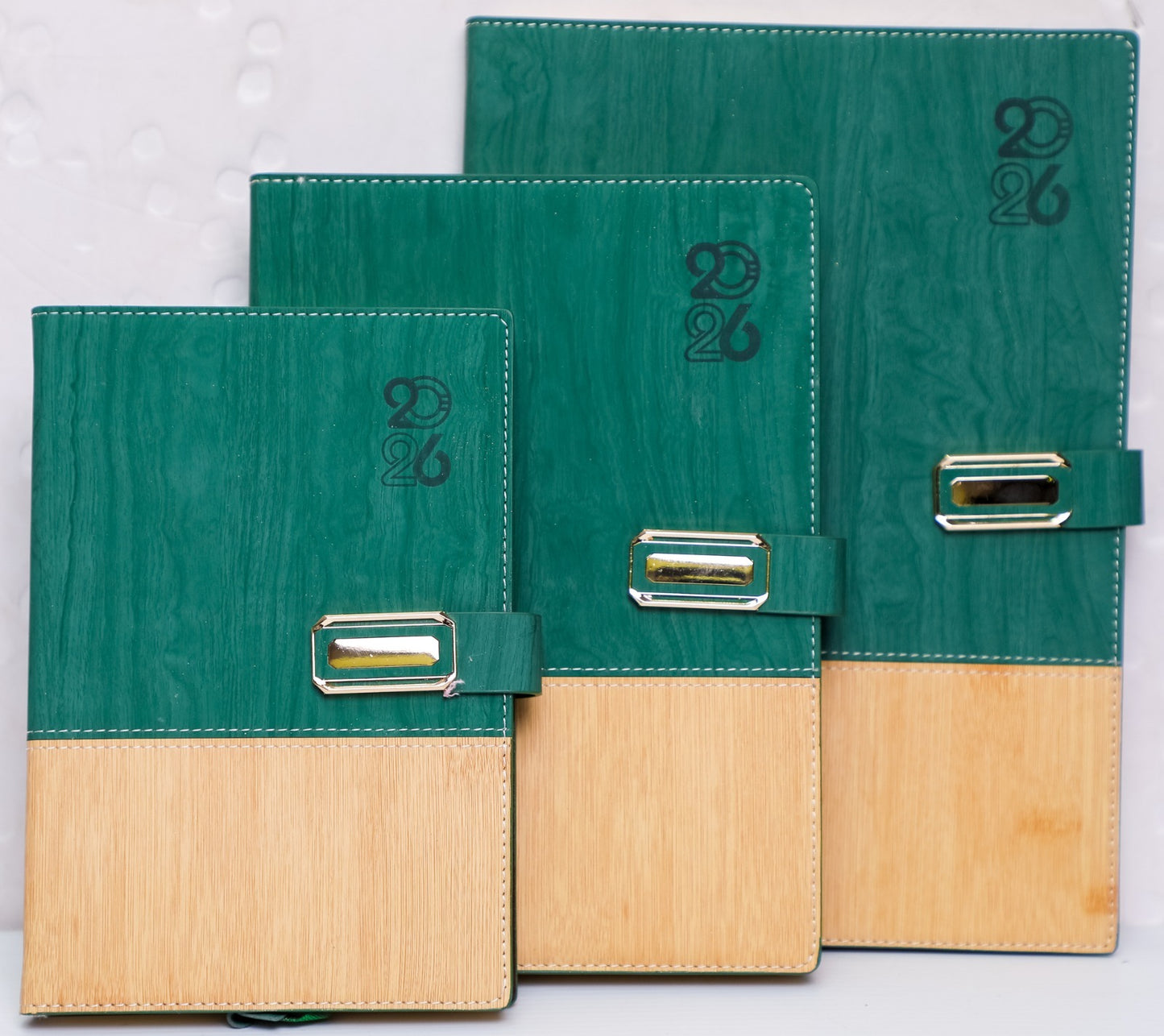 Semi rustic leather 2026 Diary