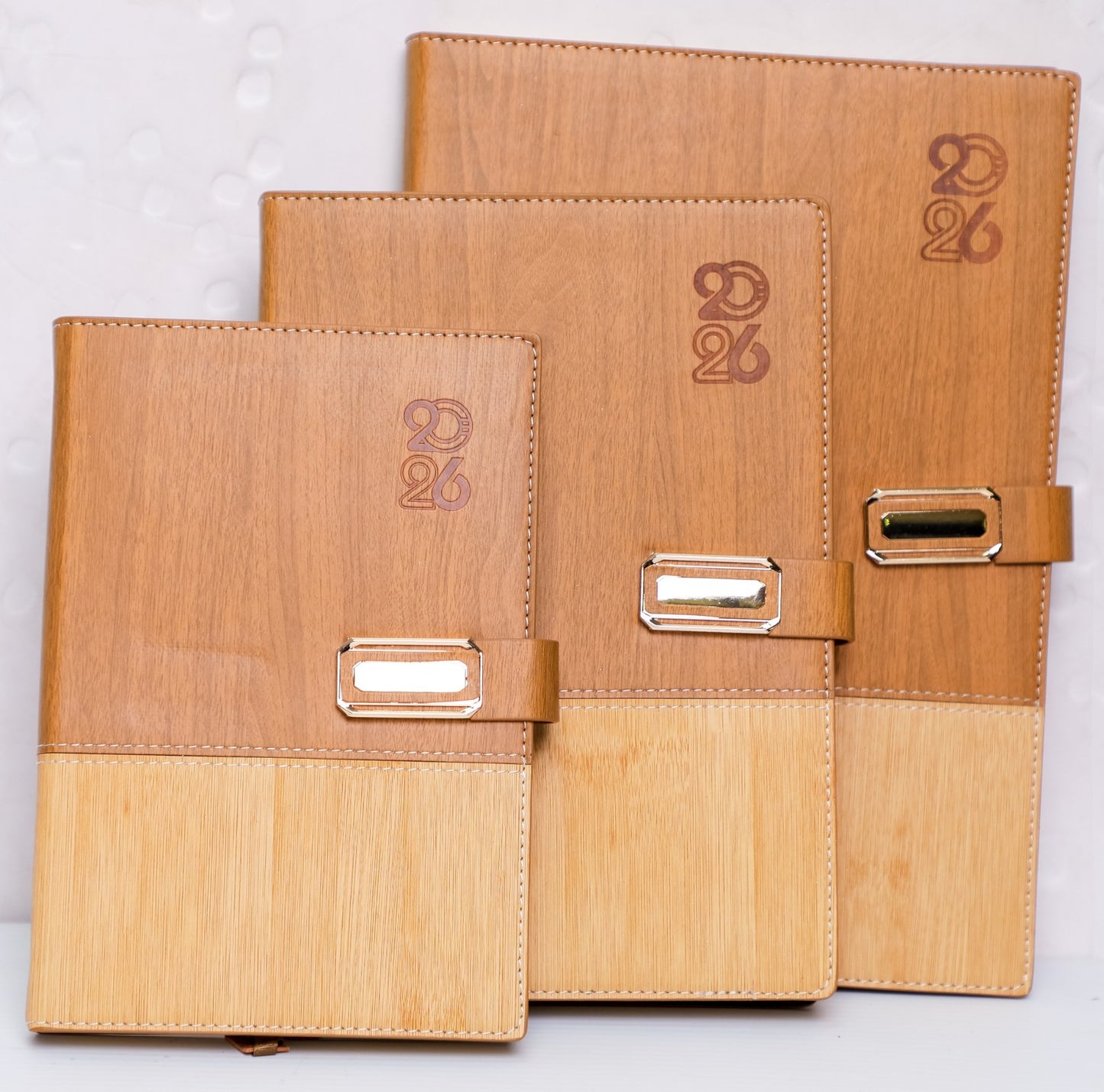 Semi rustic leather 2026 Diary