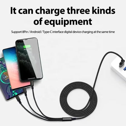 3 in 1 fast charging cable