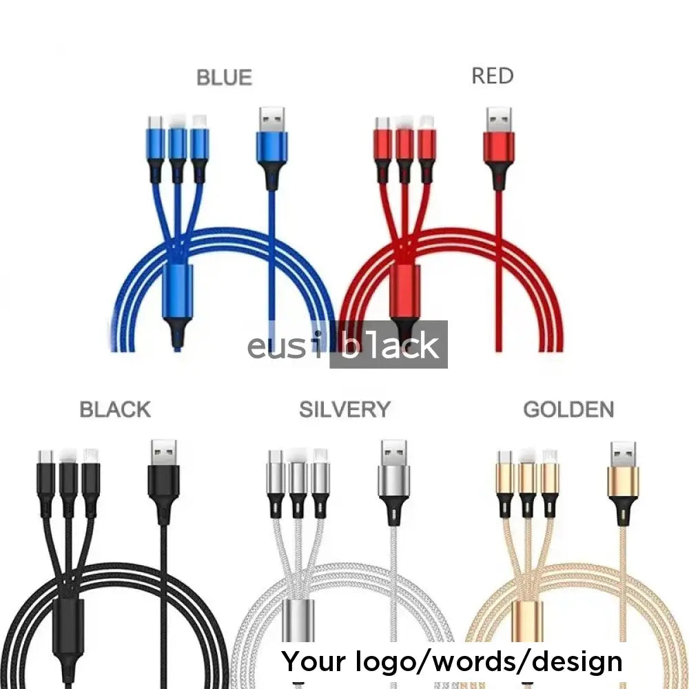 3 in 1 fast charging cable