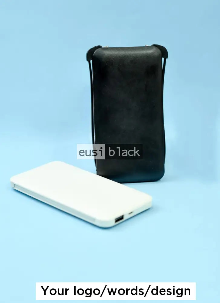 3 port power bank | 10,000mAH White