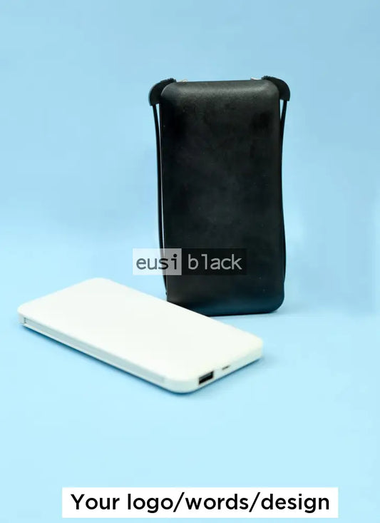 3 port power bank | 10,000mAH White