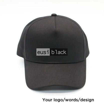 5 Panel cap Black / Velcro