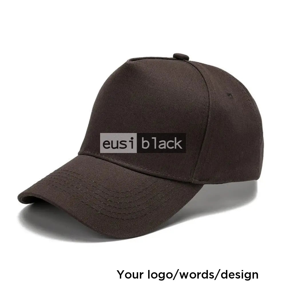 5 Panel cap Brown / Velcro
