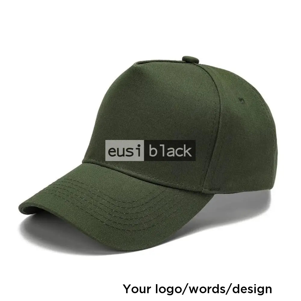 5 Panel cap Jungle green / Velcro