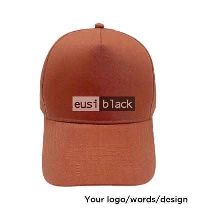 5 Panel cap Orange / Velcro