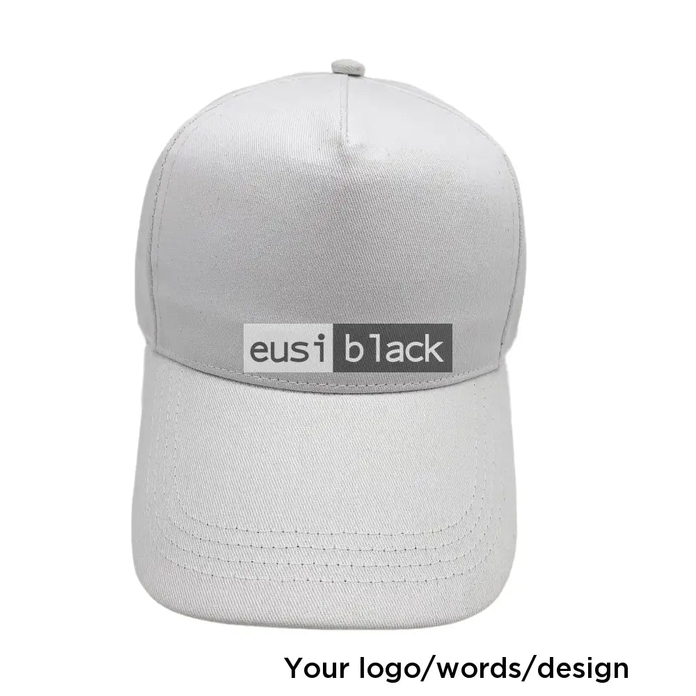 5 Panel cap White / Velcro