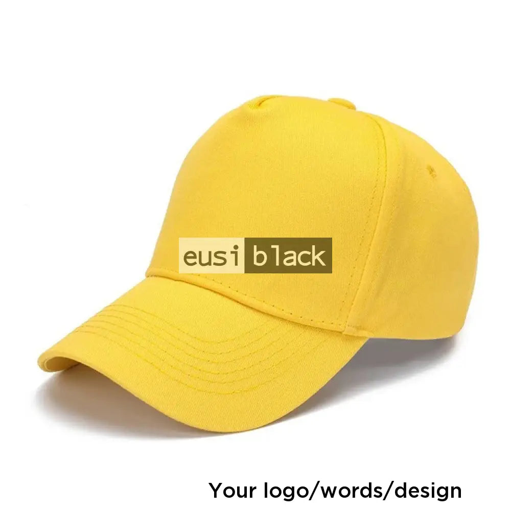 5 Panel cap Yellow / Velcro