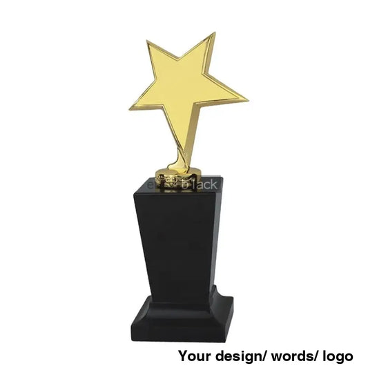 5 Star Trophy Award Gold