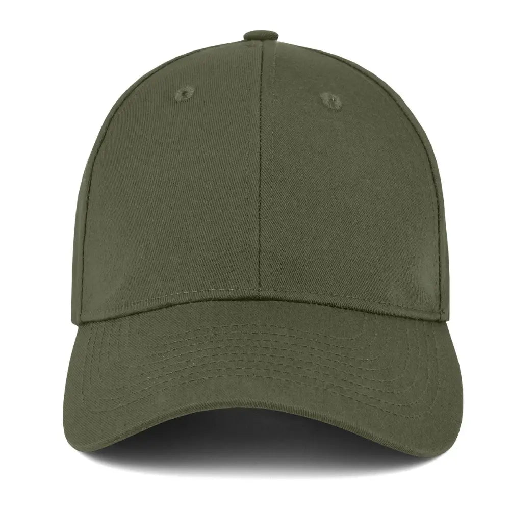 6 Panel cap Jungle green / Velcro