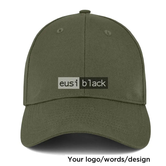 6 Panel cap Jungle green / Velcro