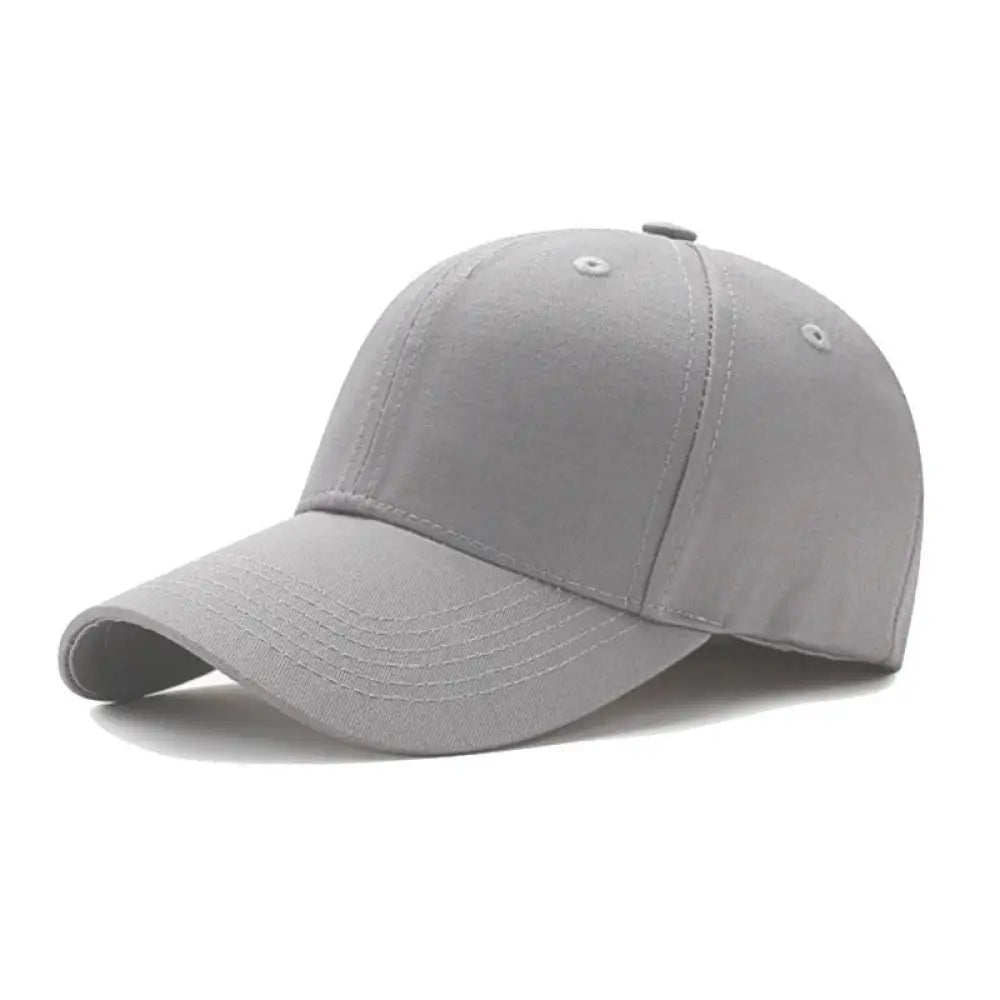6 Panel cap Grey / Velcro