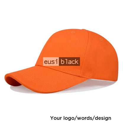 6 Panel cap Orange / Velcro