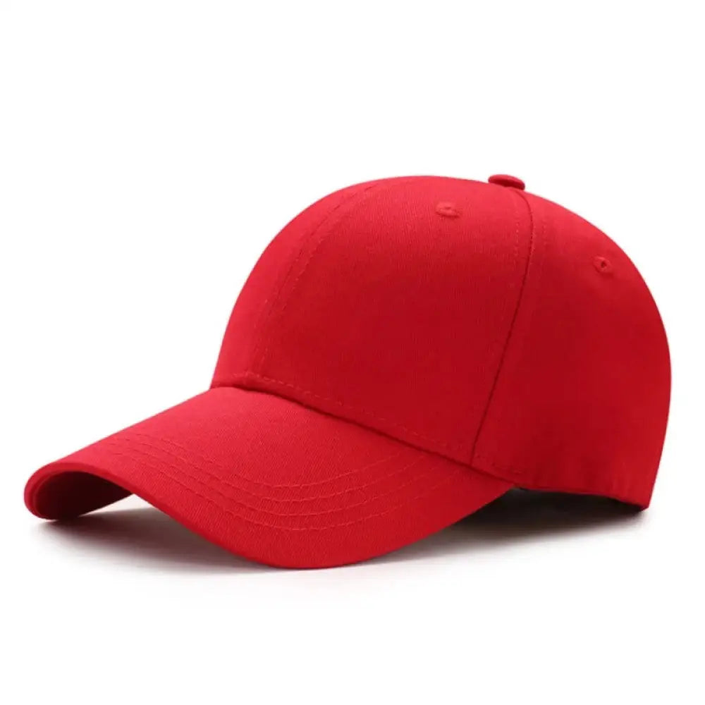 6 Panel cap Red / Velcro
